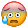 Embarrassed emoji