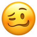 Wavy mouth face